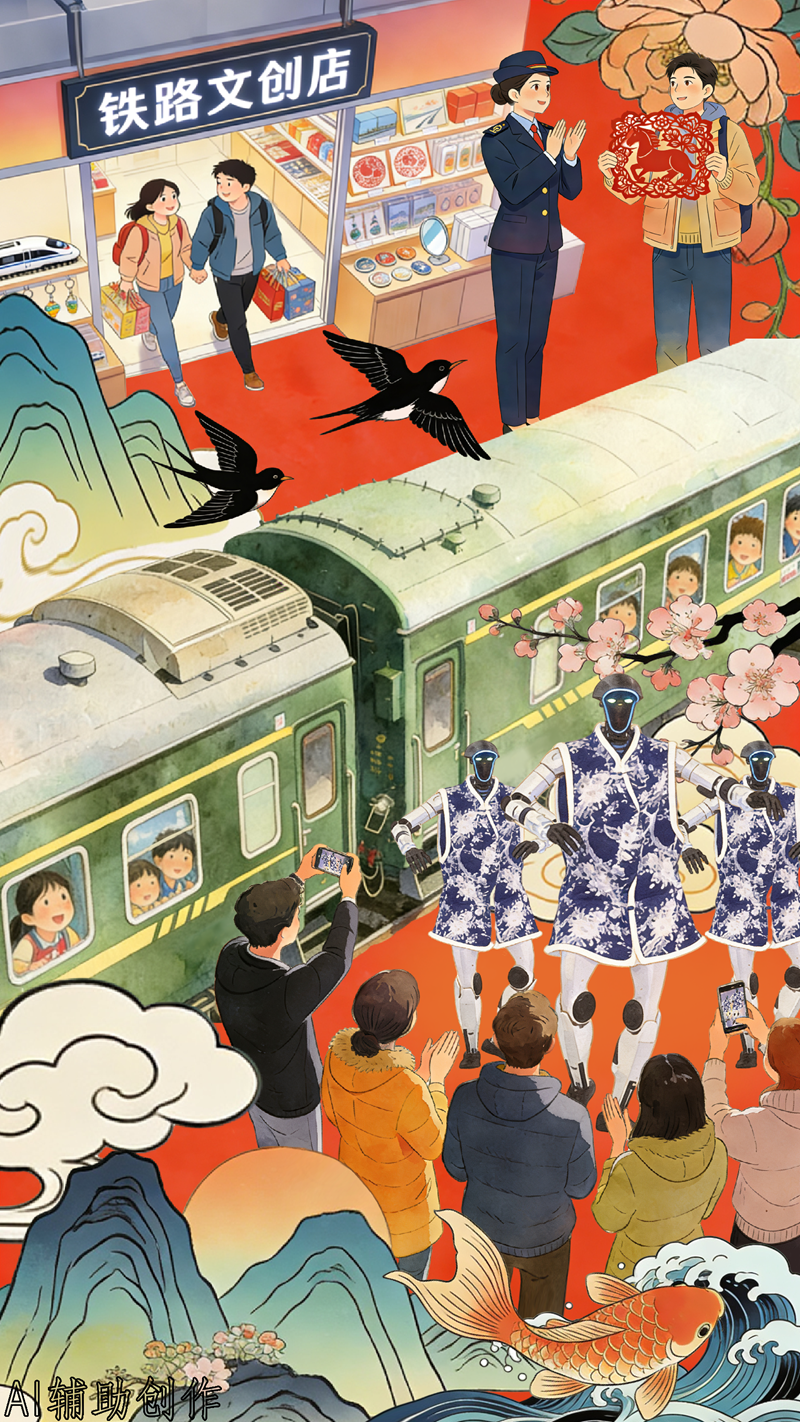 中青漫评丨解锁春运新“花样” 添彩归乡欢乐行