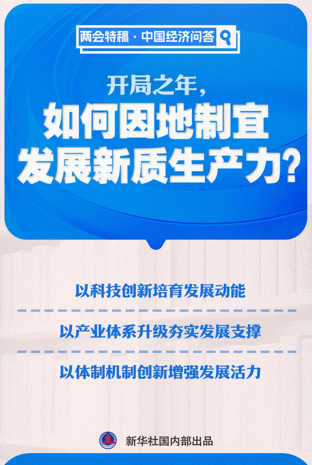 两会特稿·中国经济问答｜开局之年，如何因地制宜发展新质生产力？