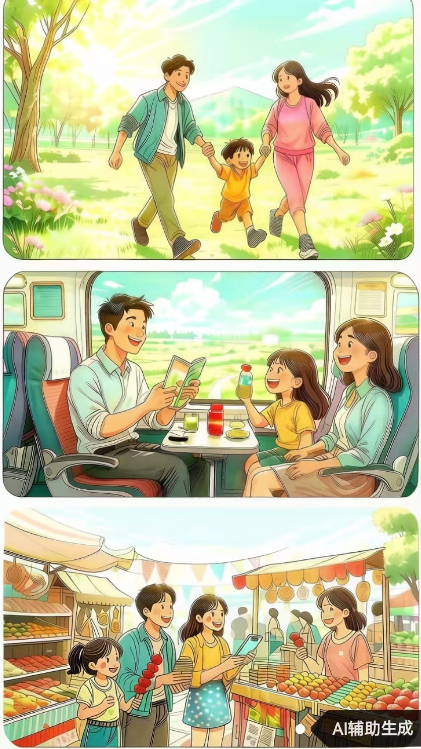 好评中国｜AI漫评：假日出游激活春日经济，多元场景点燃消费引擎