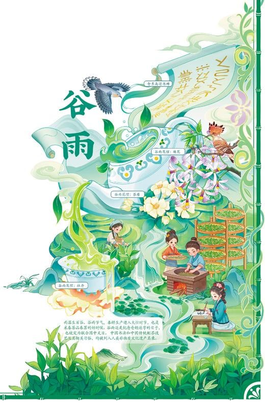 雨润百谷长 春归万物生（风物岁时记）